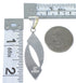 Turquoise Inlay Silver Jewelry Pendant AX48863